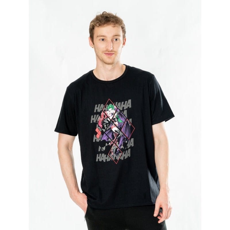 DC Comics T-Shirt Harley Quinn Joker Diamond Size XXL