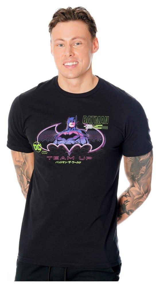 Batman T-Shirt Anime Matrix Grid Size L