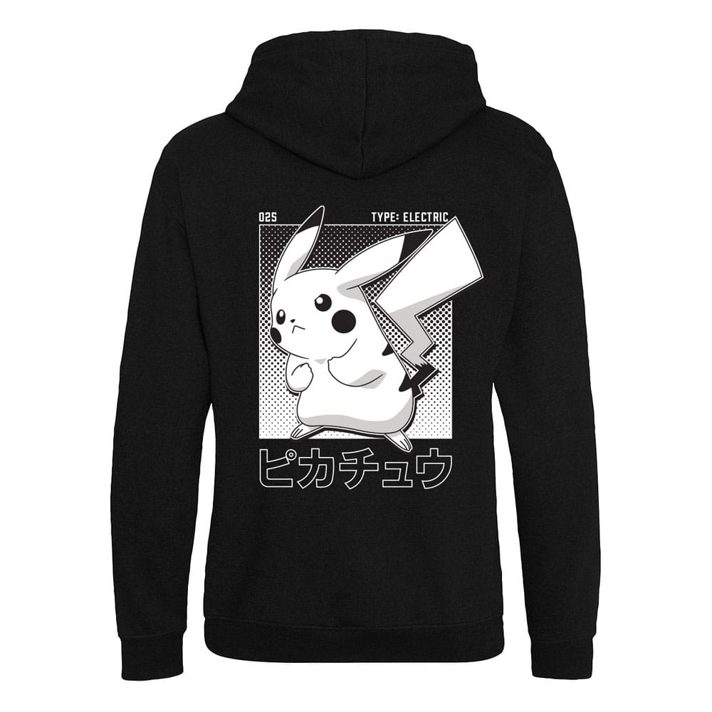 Pokemon Kapuzenpullover Halbton Pikachu Größe XL