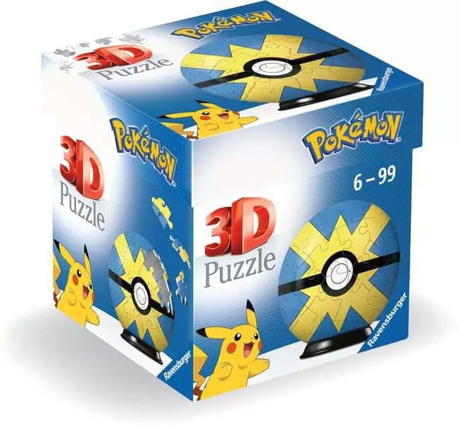 Pokémon 3D-Puzzle Pokéballs: Quick Ball (55 Teile)