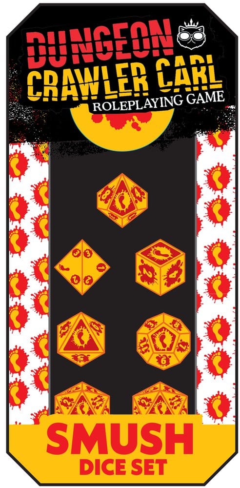 Dungeon Crawler Carl RPG Dice Set Smush