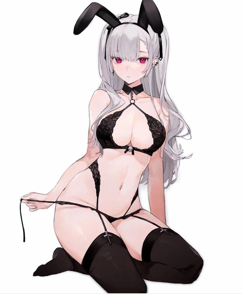 Originale Charakterstatue 1/7 Black Bunny Girl Tana 23 cm