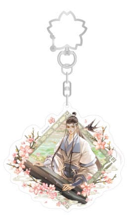 Großmeister der dämonischen Kultivierung Frühlingssaison-Serie Acryl-Schlüsselanhänger Lan Wangji 7 cm