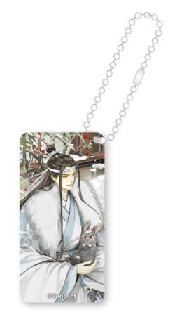 Großmeister der dämonischen Kultivierung Wintersaison-Serie Acryl-Domino-Schlüsselanhänger Lan Wangji 6 cm