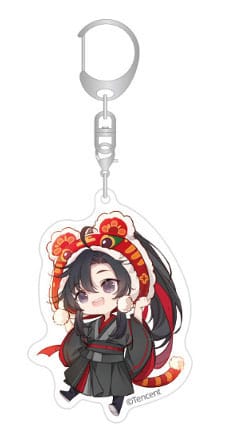 Großmeister der dämonischen Kultivierung Acryl-Schlüsselanhänger Wei Wuxian Chibi-Stil 7 cm