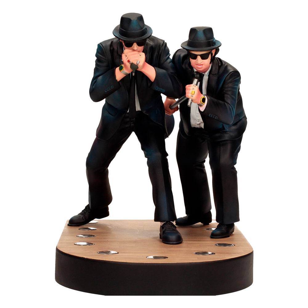 Blues Brothers Statue Jake & Elwood auf der Bühne 17 cm