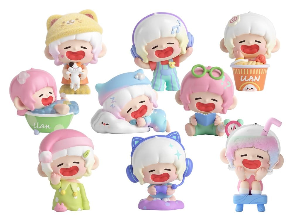 Original Character Trading Figures Blind Box 8-Pack Lazy Home Diary 9 cm