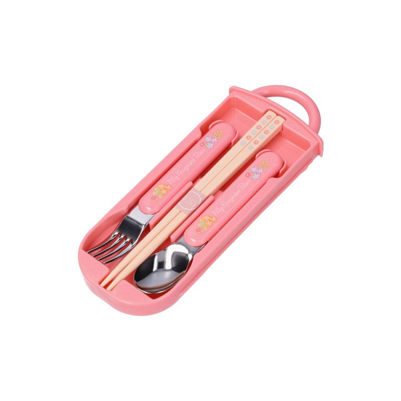 Mein Nachbar Totoro Essstäbchen-, Löffel- und Gabel-Set Mei & Totoro