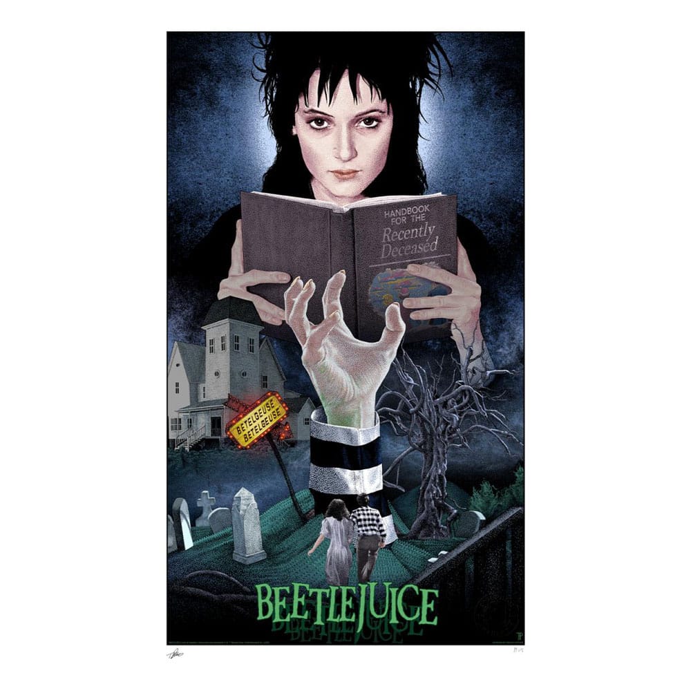 Beetlejuice Kunstdruck Beetlejuice, Beetlejuice, Beetlejuice! 41 x 61 cm – ungerahmt