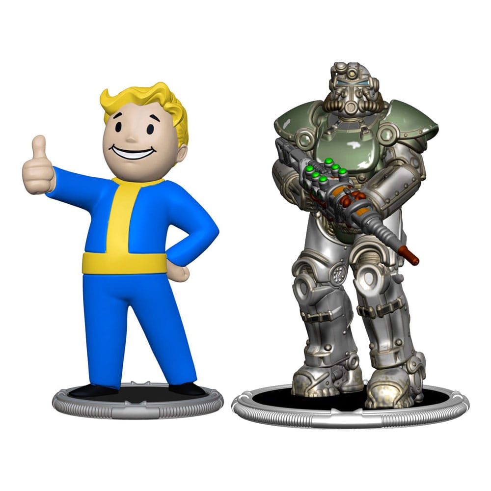 Fallout Minifiguren 2er-Pack Set F Raider & Vault Boy (stark) 7 cm
