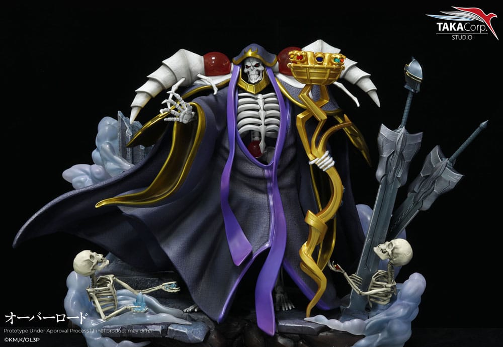 Overlord-Statue Ainz Ooal Kleid 40 cm