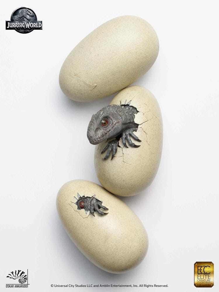 Jurassic Park Statue 1/2 Hatching Indominus Rex 13 cm