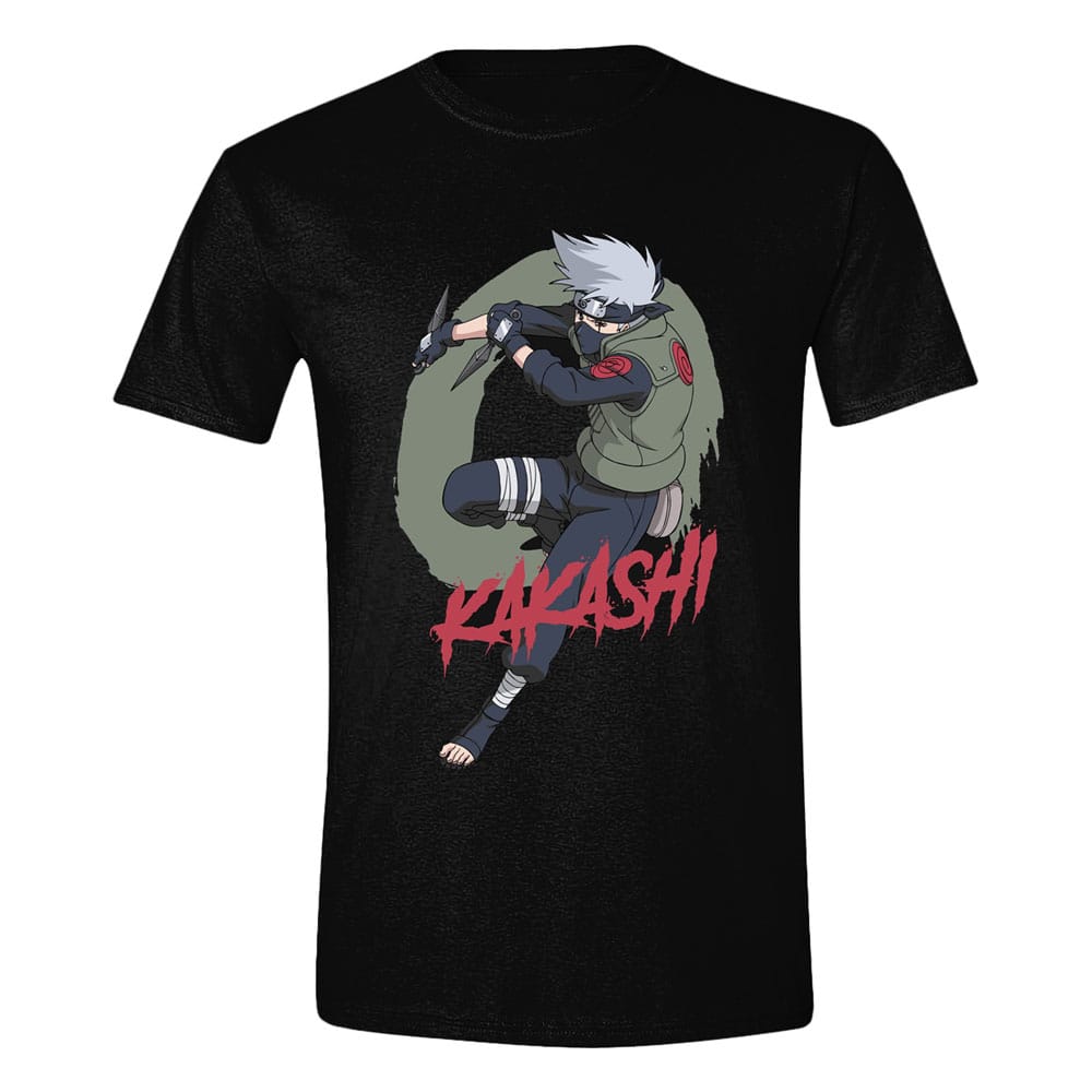 Naruto Shippuden T-Shirt Kakashi Fighting Größe L