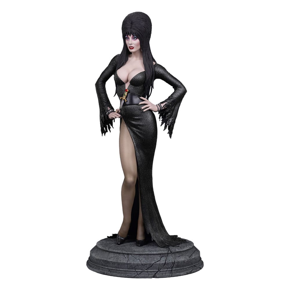 Elvira: Mistress of the Dark Maquette 1/4 Elvira (Black Glitter Dress)