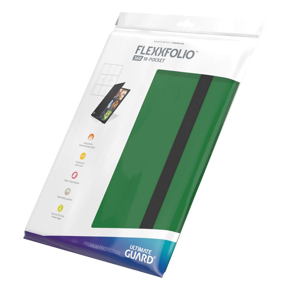 Ultimate Guard Flexxfolio 360 – 18 Taschen, Grün