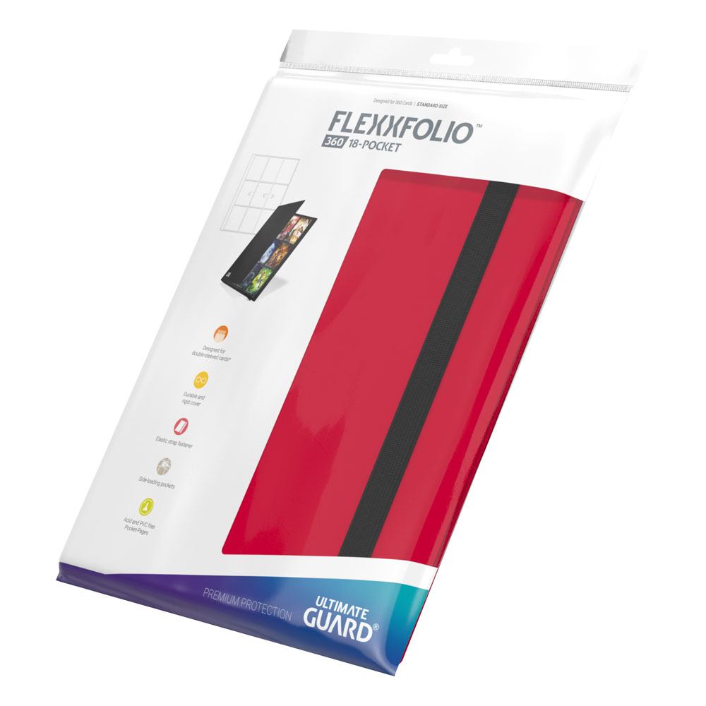 Ultimate Guard Flexxfolio 360 – 18 Taschen, Rot