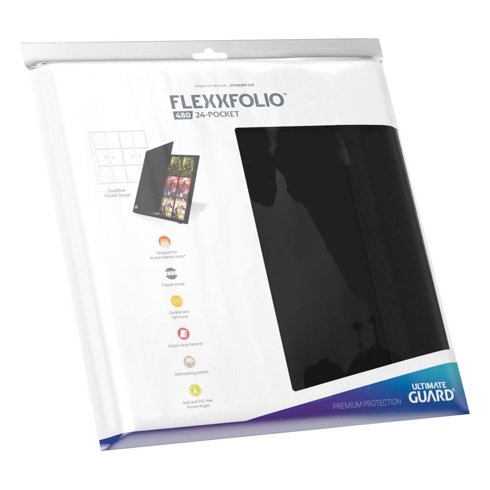 Ultimate Guard Flexxfolio 480 – 24 Taschen (Quadrow) – Schwarz