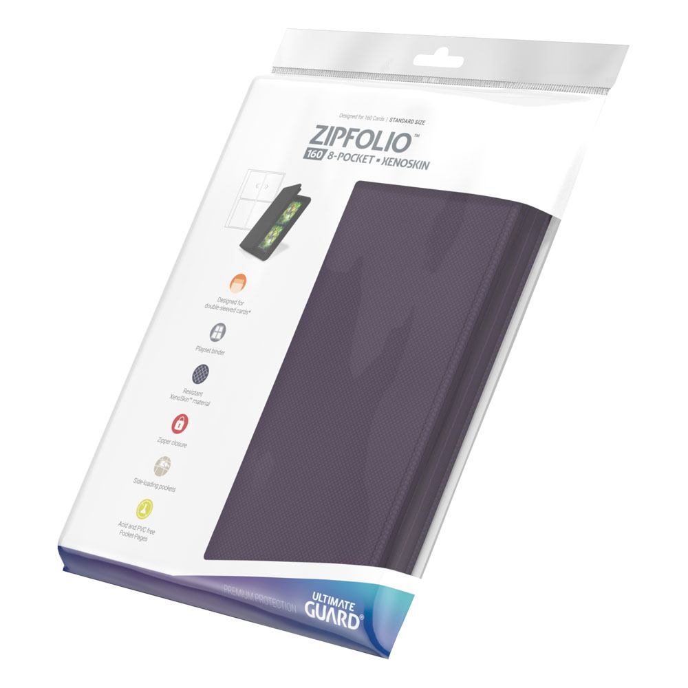 Ultimate Guard Zipfolio 160 – 8-Pocket XenoSkin Lila