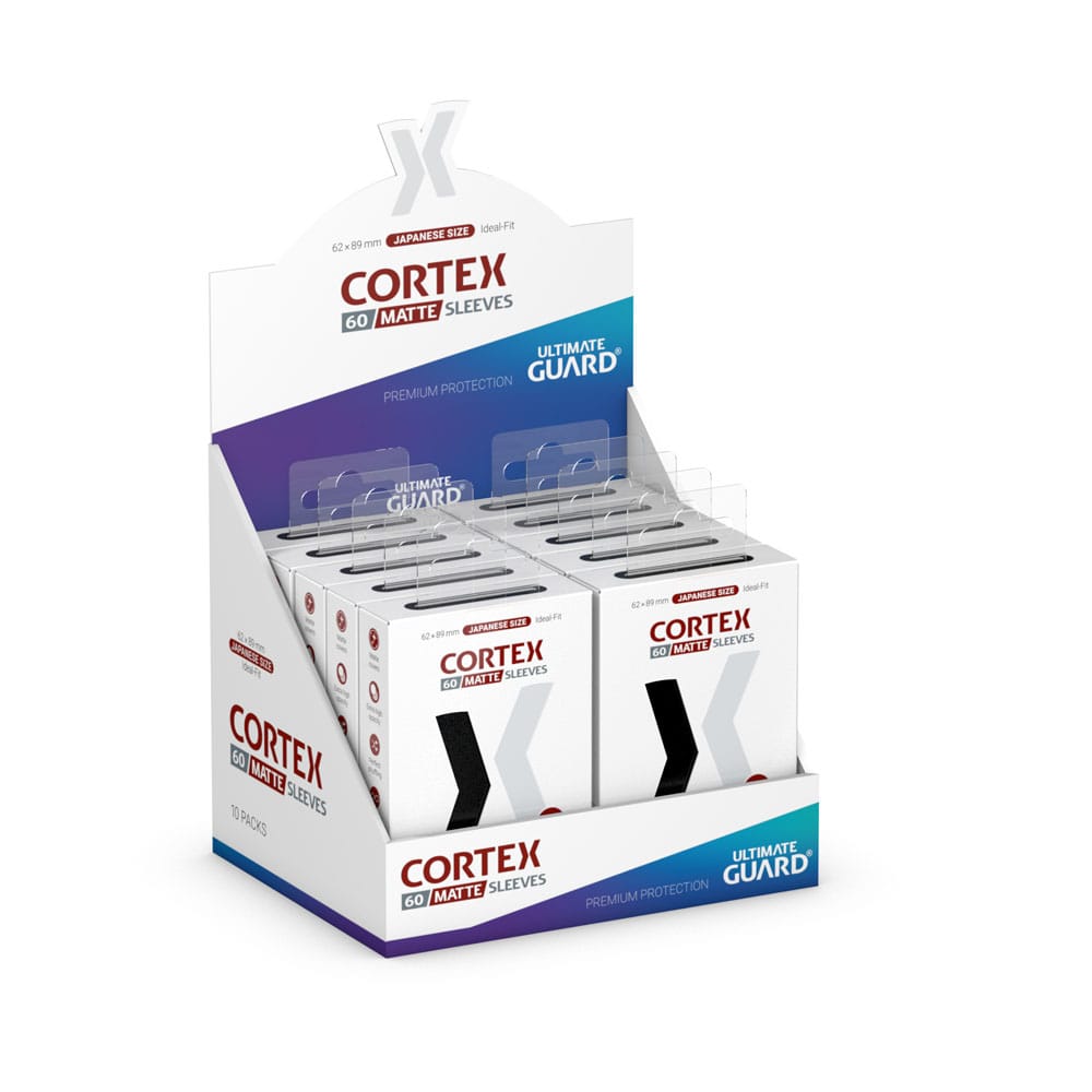 Ultimate Guard Cortex-Ärmel, japanische Größe, mattschwarz (60)