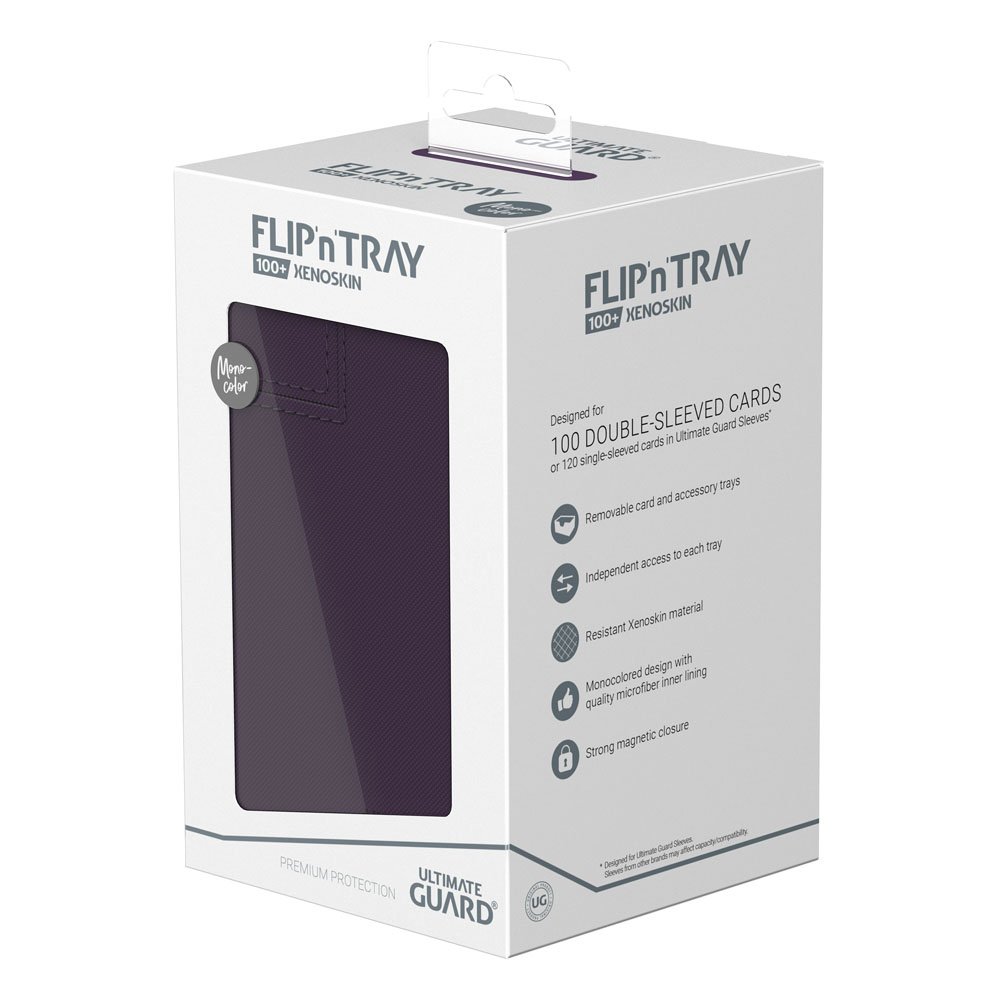 Ultimate Guard Flip`n`Tray 100+ XenoSkin Monocolor Lila