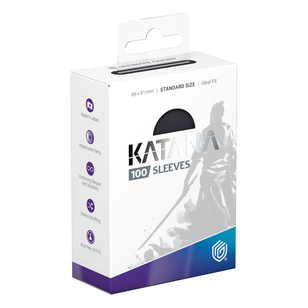 Ultimate Guard Katana スリーブ 100枚入 6個セット Ultimate Guard Katana Sleeves Standard Size (100) - Obsidian Shard