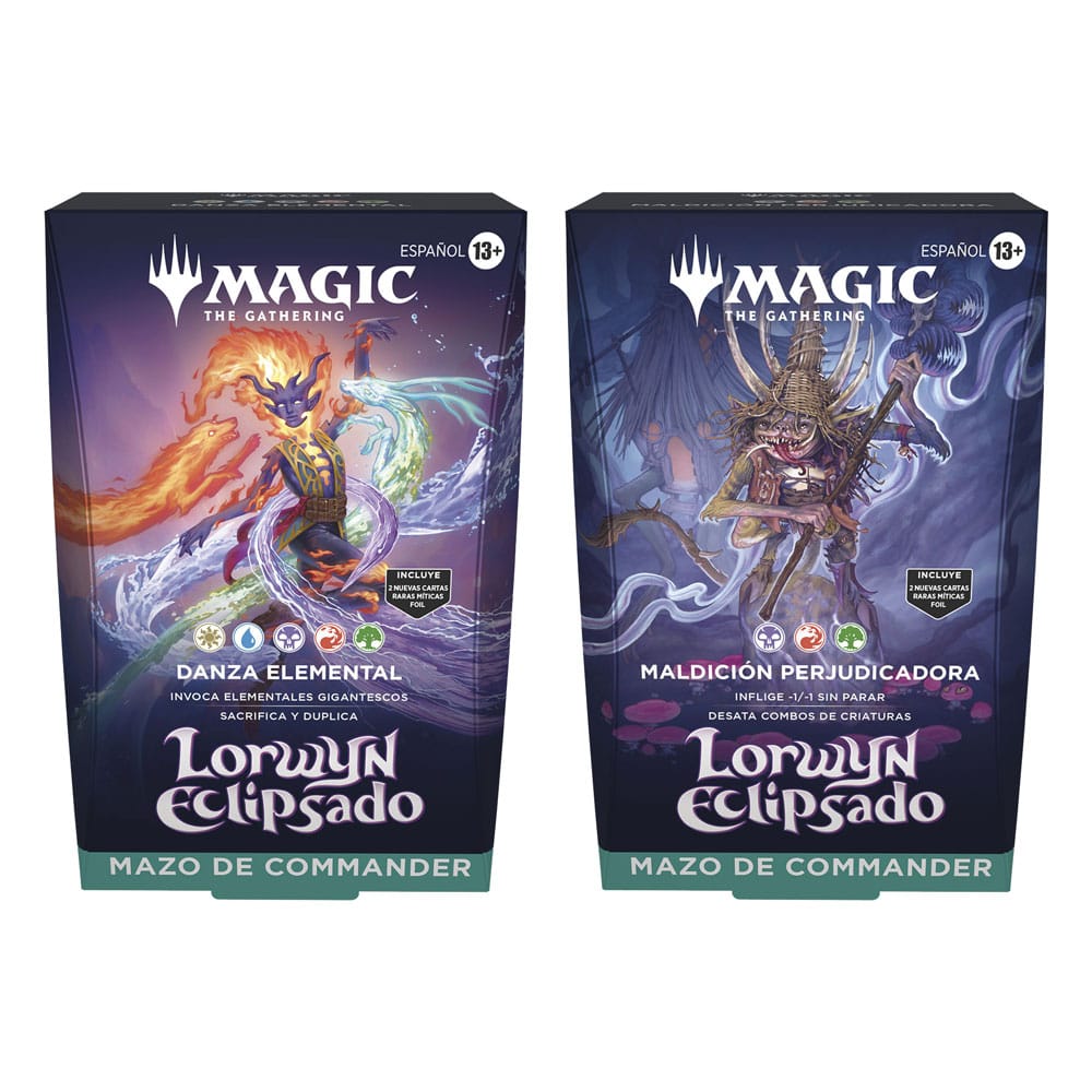 Magic the Gathering Lorwyn eclipsado Commander Decks Display (4) spanish