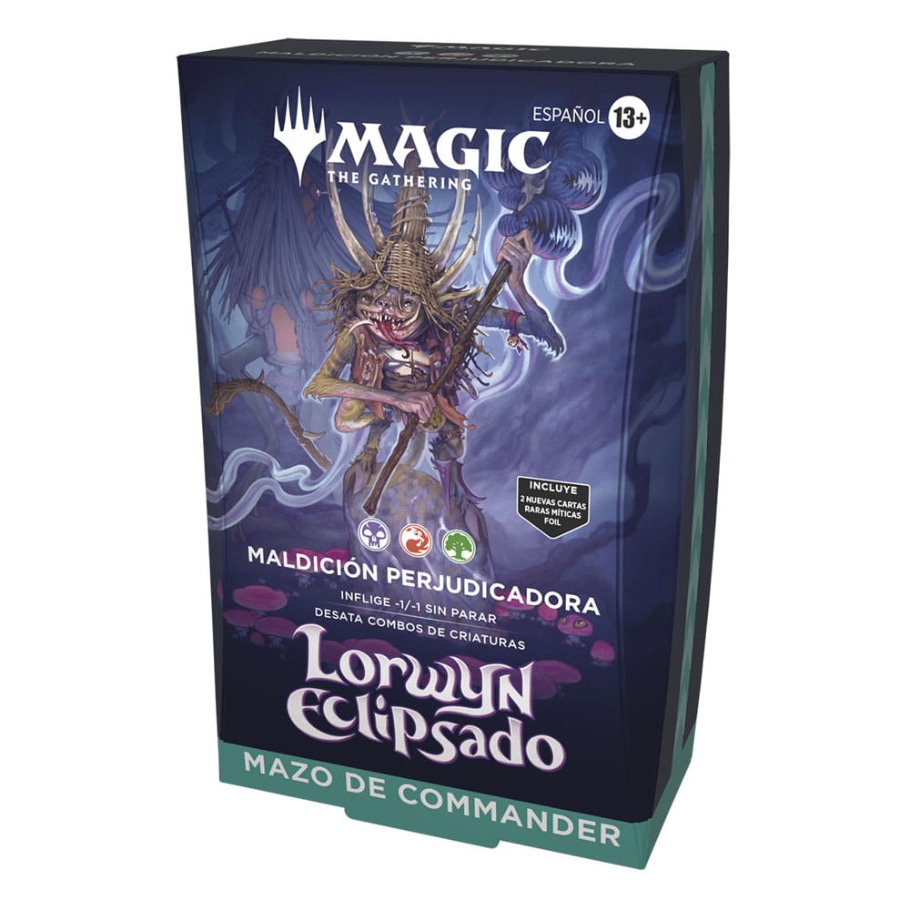 Magic the Gathering Lorwyn eclipsado Commander Decks Display (4) spanish
