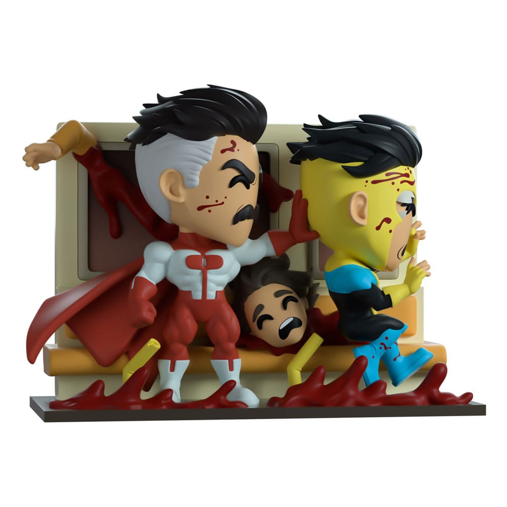 Unbesiegbare Vinylfigur Omni-Man und Invincible 12 cm