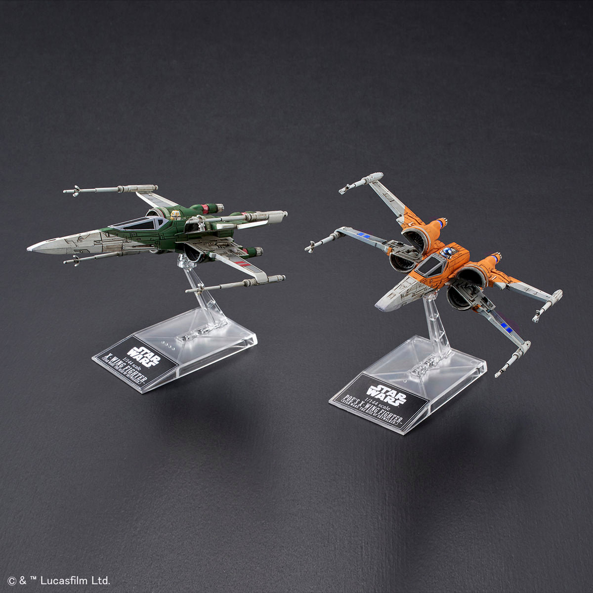 1/144 X-Wing Fighter Poes X-Wing Fighter & X-Wing Fighter (Star Wars: The Dawn of Skywalker)