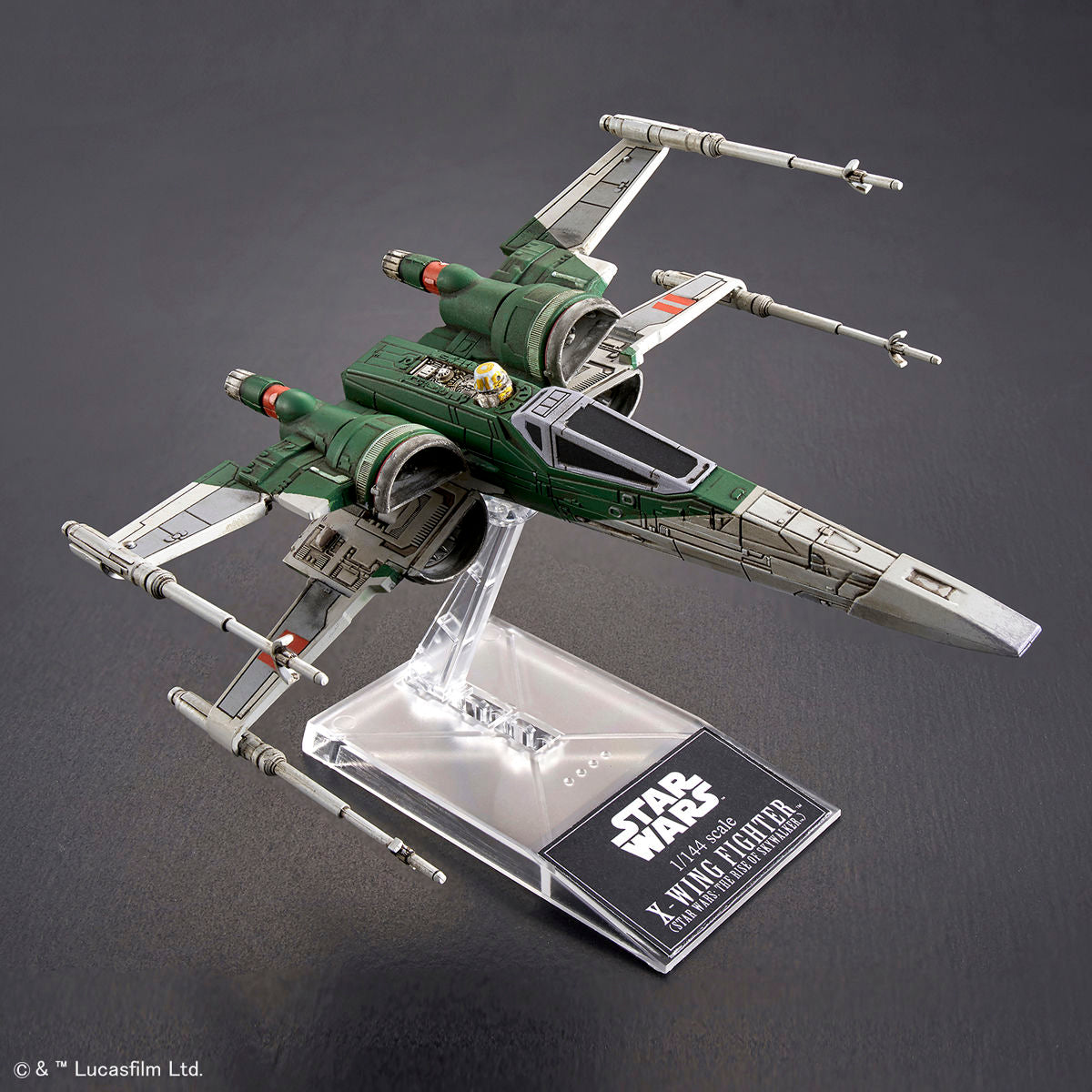 1/144 X-Wing Fighter Poes X-Wing Fighter & X-Wing Fighter (Star Wars: The Dawn of Skywalker)
