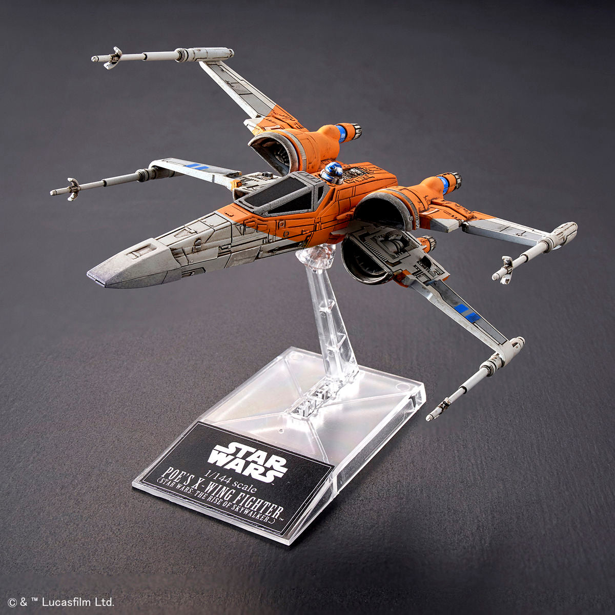 1/144 X-Wing Fighter Poes X-Wing Fighter & X-Wing Fighter (Star Wars: The Dawn of Skywalker)