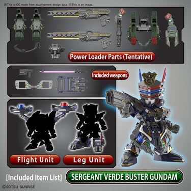 SDW Heroes Verde Buster Gundam DX-Set