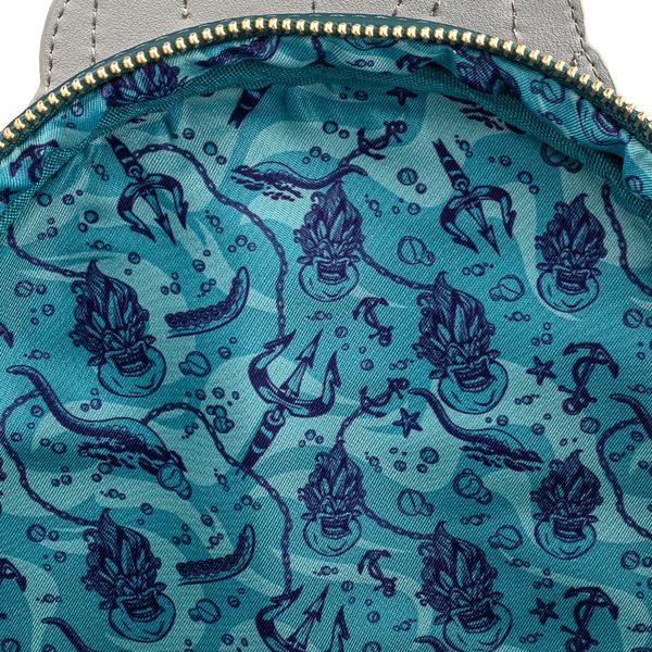 Disney Loungefly Mini-Rucksack – Villains Scene Ursula Kristallkugel-Rucksack