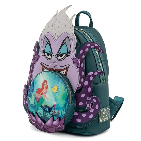 Disney Loungefly Mini-Rucksack – Villains Scene Ursula Kristallkugel-Rucksack