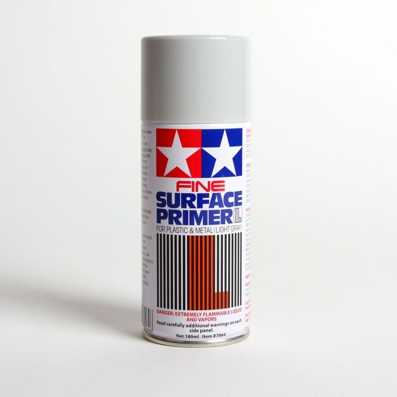 Tamiya - Fine Surface Primer Large Hellgrau (180ml)