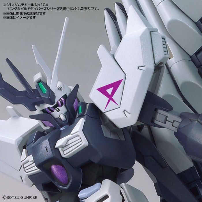 1/144 GUNDAM AUFKLEBER NR. 124 GUNDAM BUILD DIVERS SERIE 1