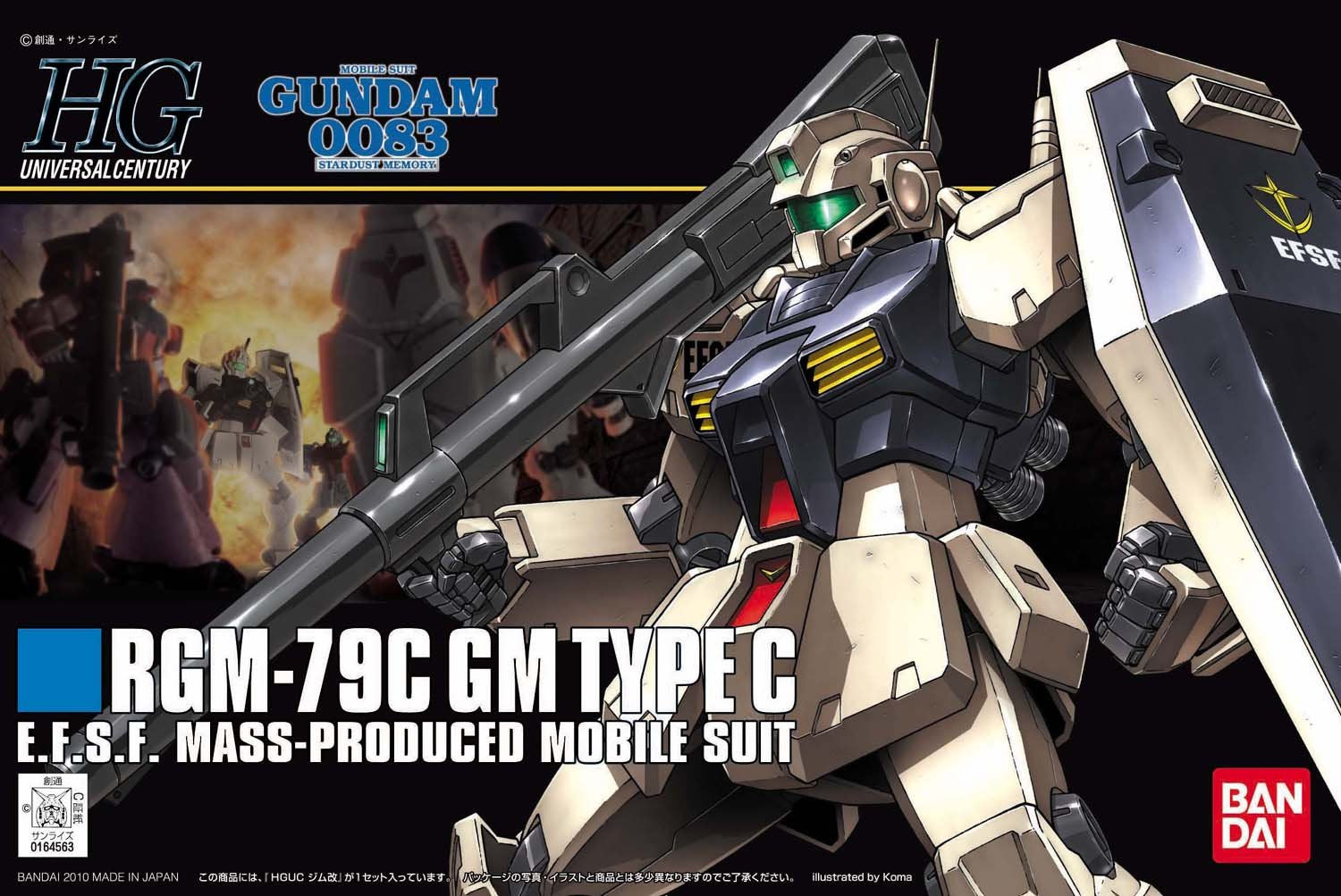 HG RGM-79C Typ C EFSF Massenproduzierter Mobilanzug 1/144