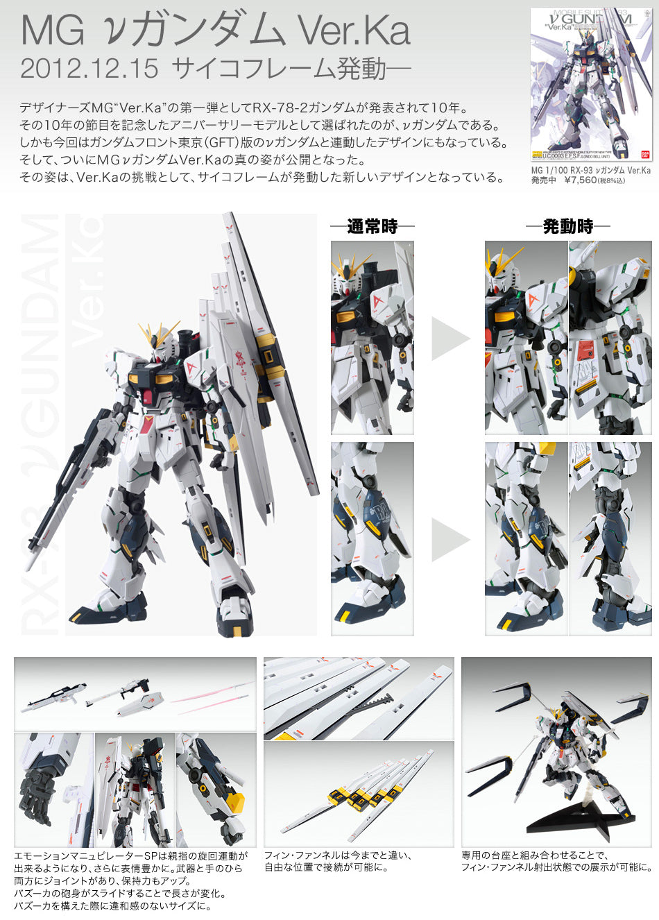 MG RX-93 Nu Gundam Ver. Ka 1/100