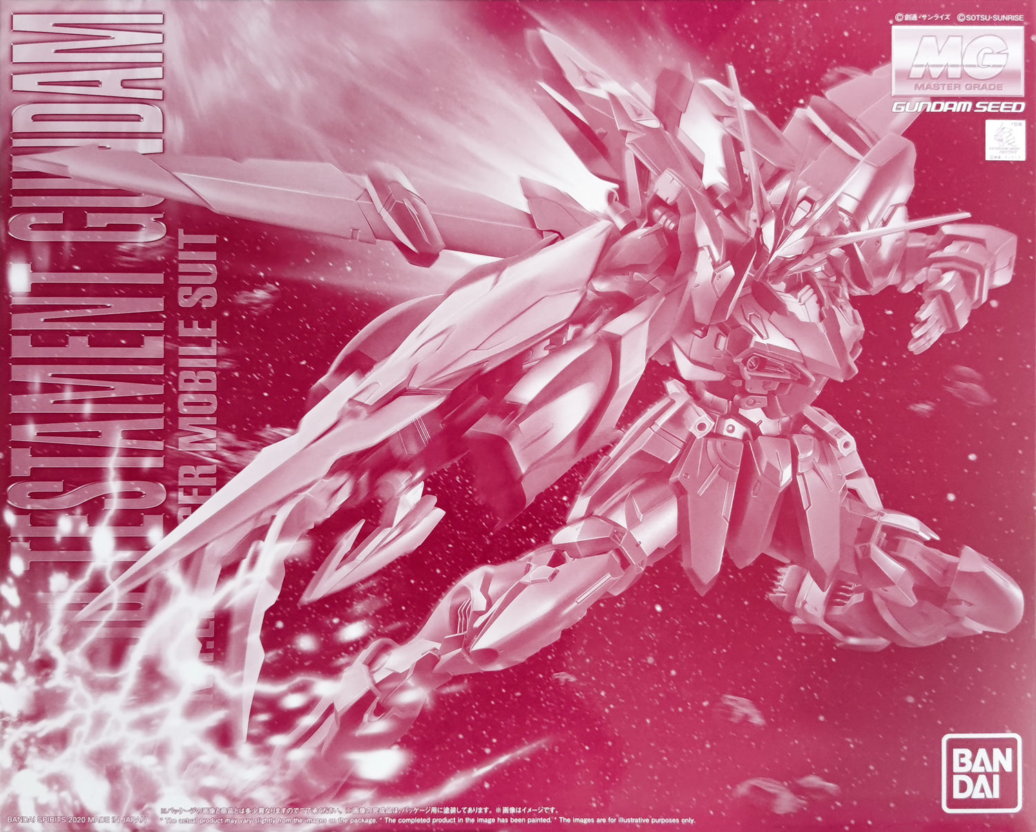MG RGX-00 Testament Gundam – P-Bandai 1/100