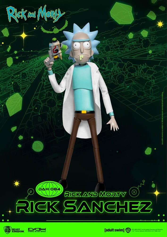 Rick und Morty Dynamic 8ction Heroes Actionfigur 1/9 Rick Sanchez 23 cm