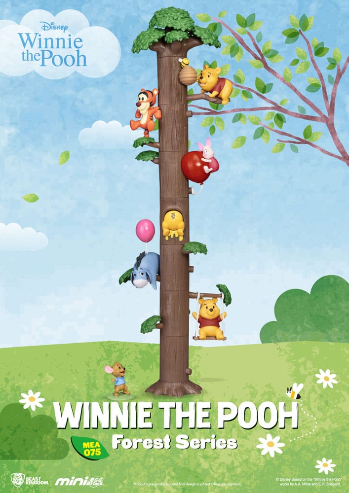 Disney Mini Egg Attack Figuren 12 cm Winnie the Pooh Forest Series Sortiment (6)
