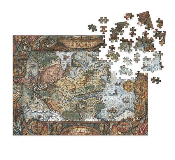 Dragon Age Puzzle Weltkarte von Thedas (1000 Teile)