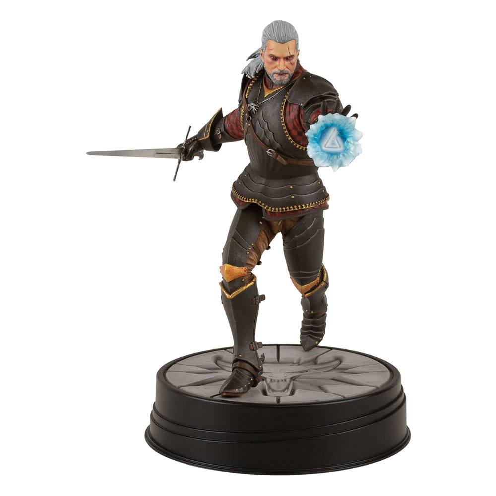 Witcher 3 Wild Hunt PVC-Statue Geralt Toussaint Turnierrüstung 20 cm
