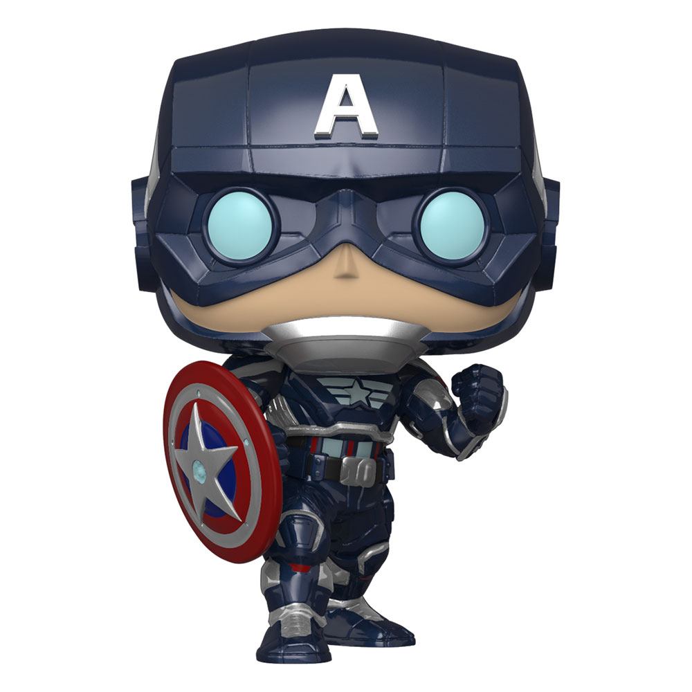 Marvel's Avengers (Videospiel 2020) POP! Marvel Vinylfigur Captain America 9 cm