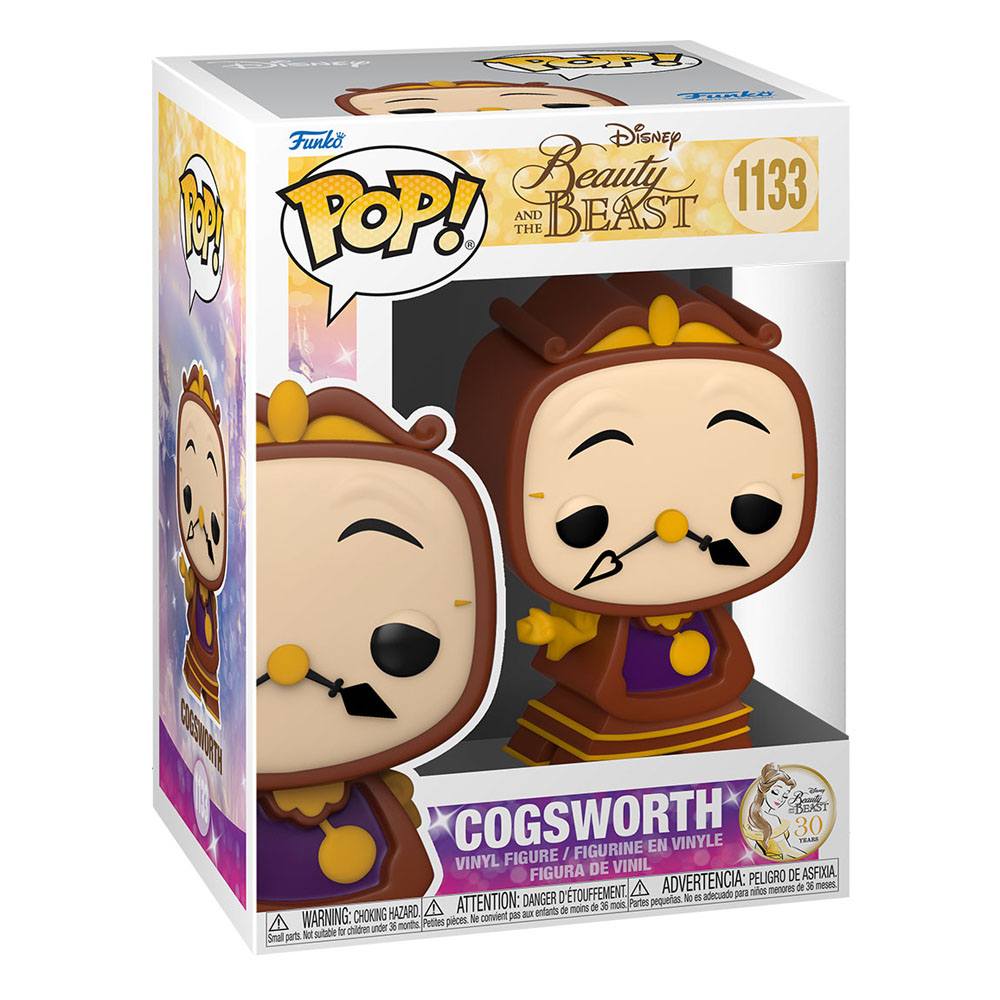 Die Schöne und das Biest POP! Filme Vinylfigur Cogsworth 9 cm