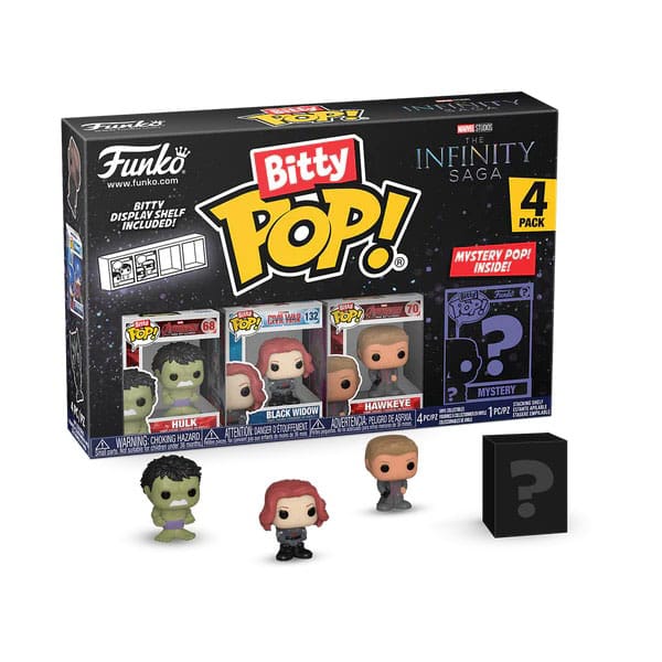 Marvel Bitty POP! Vinylfigur 4er-Pack Hulk 2,5 cm