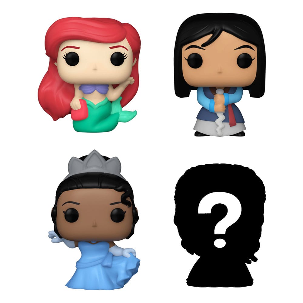 Disney Princess Bitty POP! Vinylfigur 4er-Pack Ariel 2,5 cm