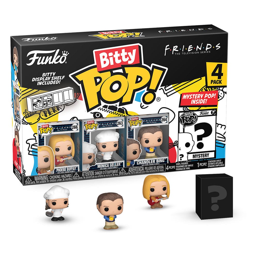 Freunde Bitty POP! Vinylfigur 4er-Pack Phoebe 2,5 cm