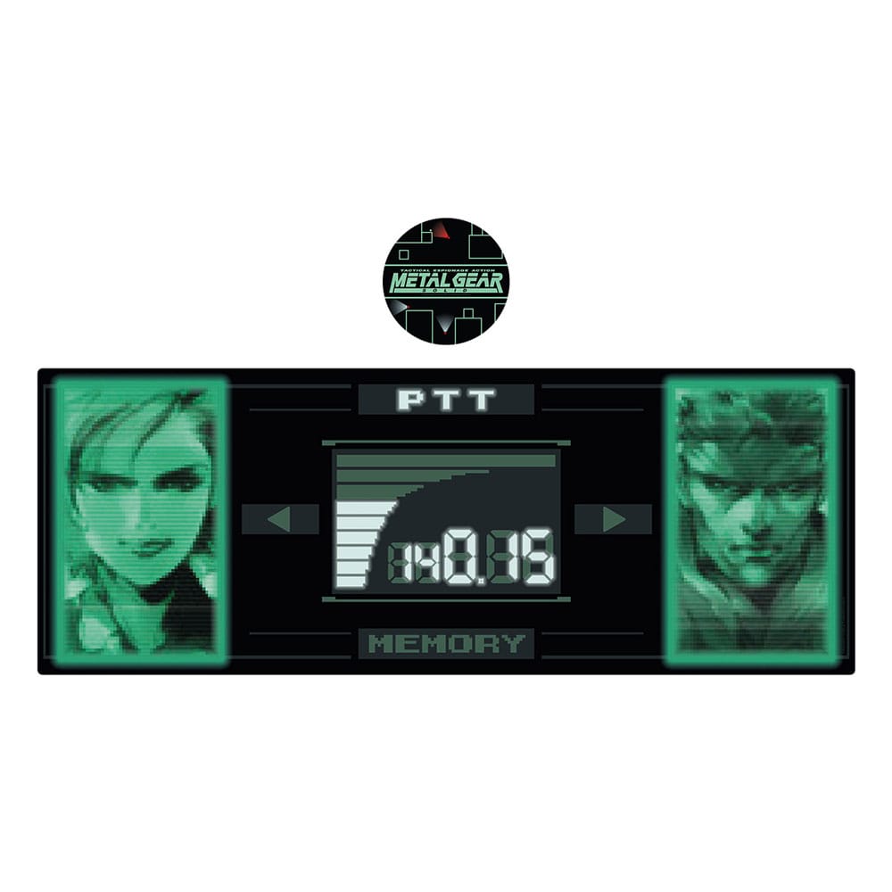 Metal Gear Solid Schreibtischunterlage und Untersetzer-Set Solid Snake x Raiden Limited Edition