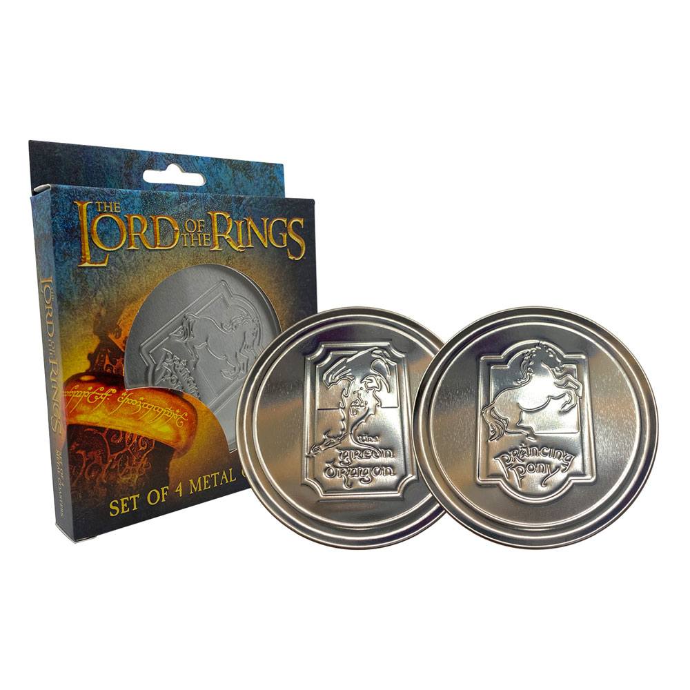 Der Herr der Ringe Untersetzer 4er-Pack Grüner Drache